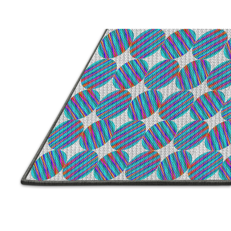 Tapis bleu Kips Bay, Rectangle 5 pi x 7 pi