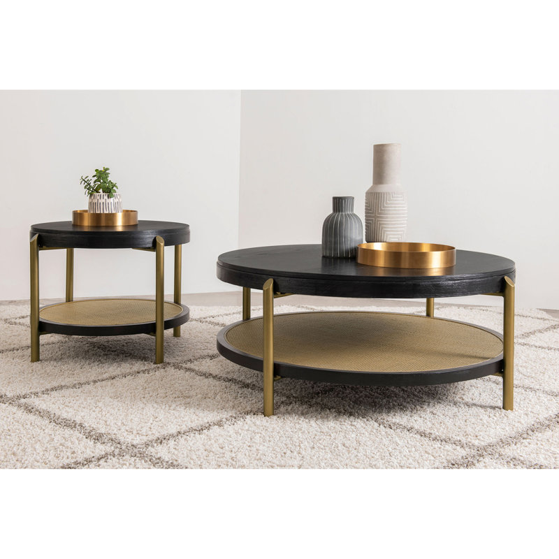 Table basse avec rangement ouvert Coastal