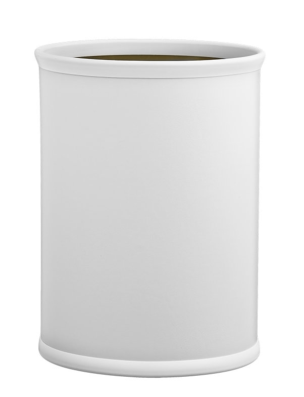 Jocelyn Open Waste Basket - 3.25 Gallons, White