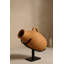 Vase en terre cuite brun clair avec support Montana-121946714