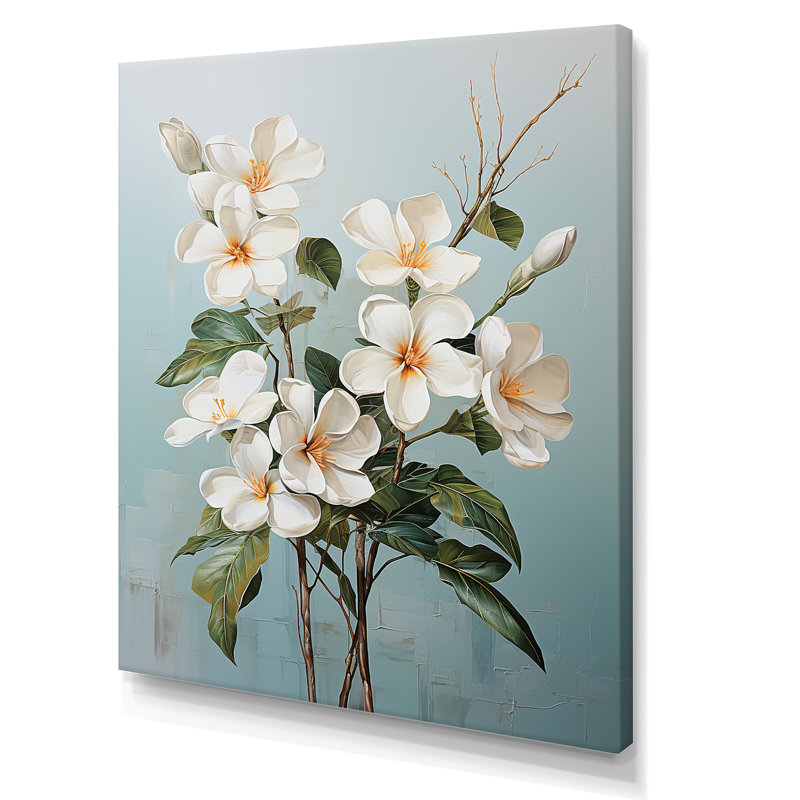 Plumeria Harmony Bouquet I, reproduction d'art sur toile, Toile tendue, H 40 po x l 30 po x P 1,5 po