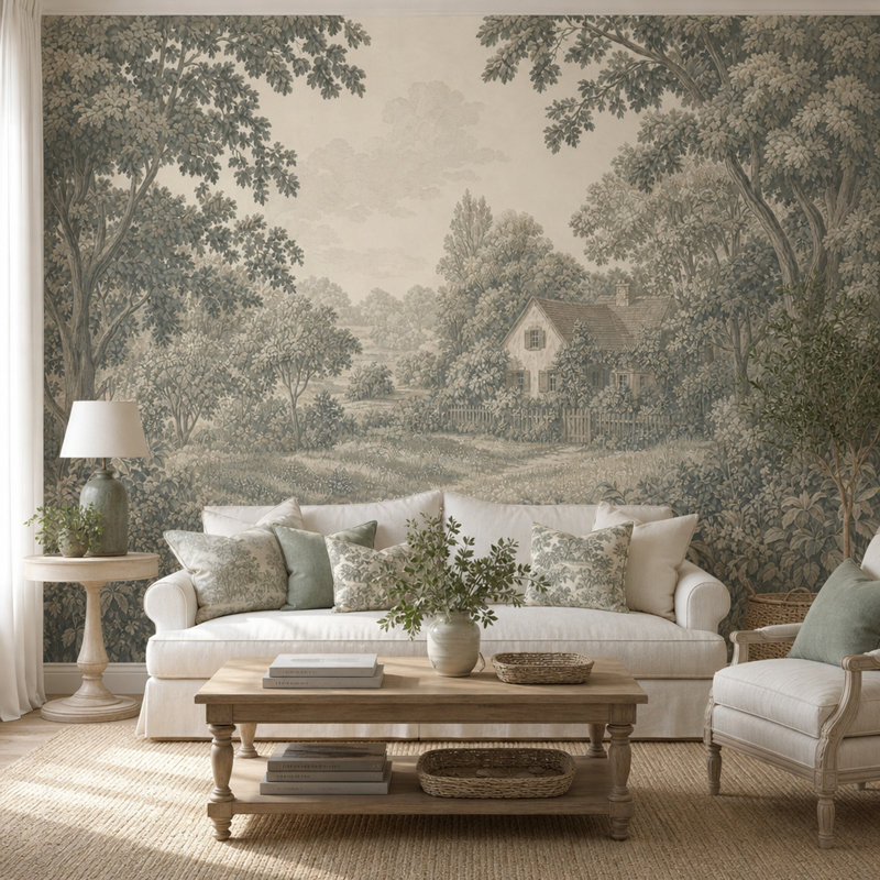 Papier peint mural amovible, Non-Woven Nonpasted, 200 po x 120 po