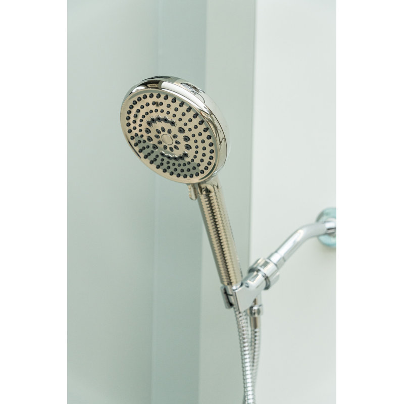 Douche à main à 10 fonctions Kingston, Chrome poli