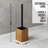 Evideco Wood Toilet Brush And Holder