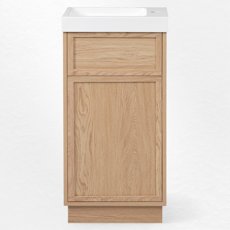 Meuble-lavabo simple 16 po avec plateau en résine