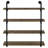 40-Inch Wall Shelf In Black And Rustic Oak - Adds A Touch, Convenient Organization 40" Ideal For Displaying Souvenirs, Industrial