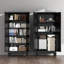 Armoire de rangement à 5 niveaux avec 2 portes de grange-1792592112
