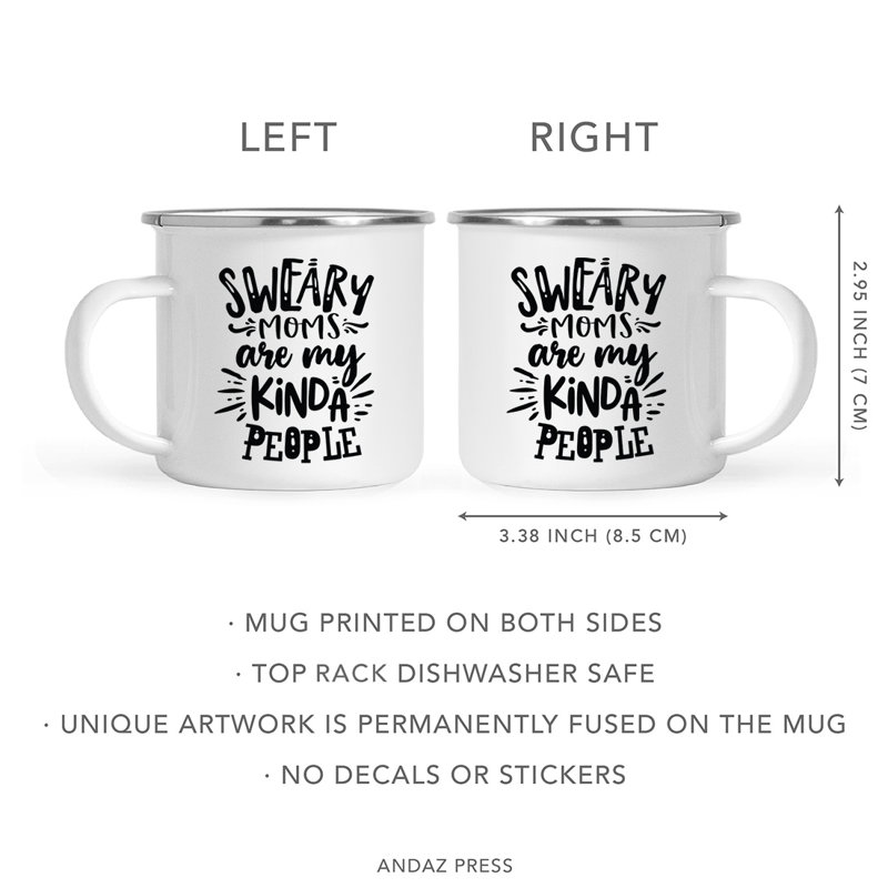 Tasse de camping «Funny Mom», Sweary