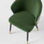 Chaises de salle à manger, chaises de salle à manger vertes, chaise de salle à manger moderne capitonnée en velours à oreilles-2089035813-2086760651