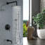 Système de douche mural avec valve brute