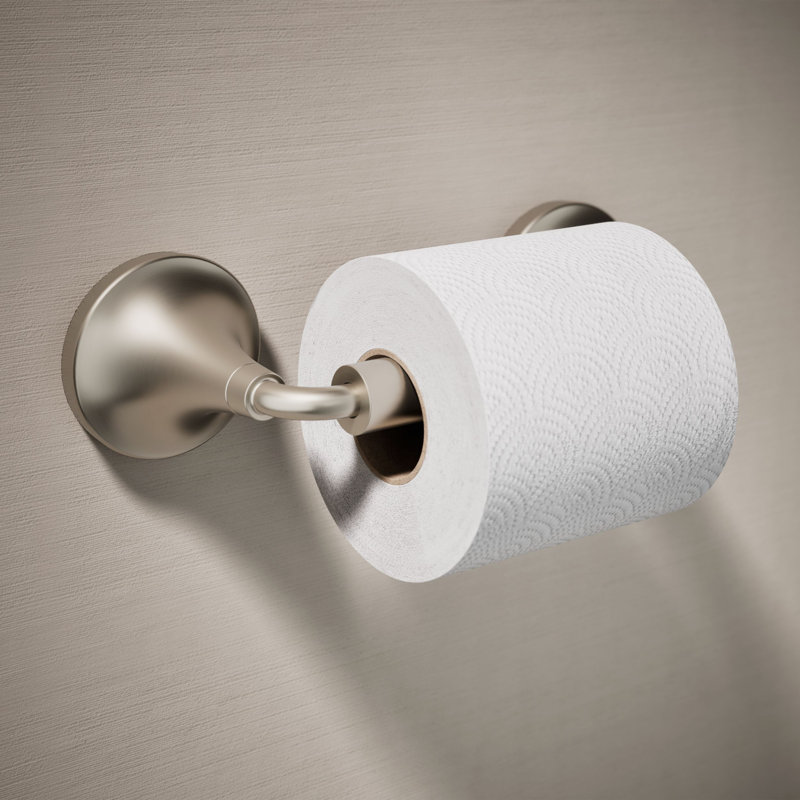 Tone Pivoting Toilet Paper Holder, Brushed Nickel