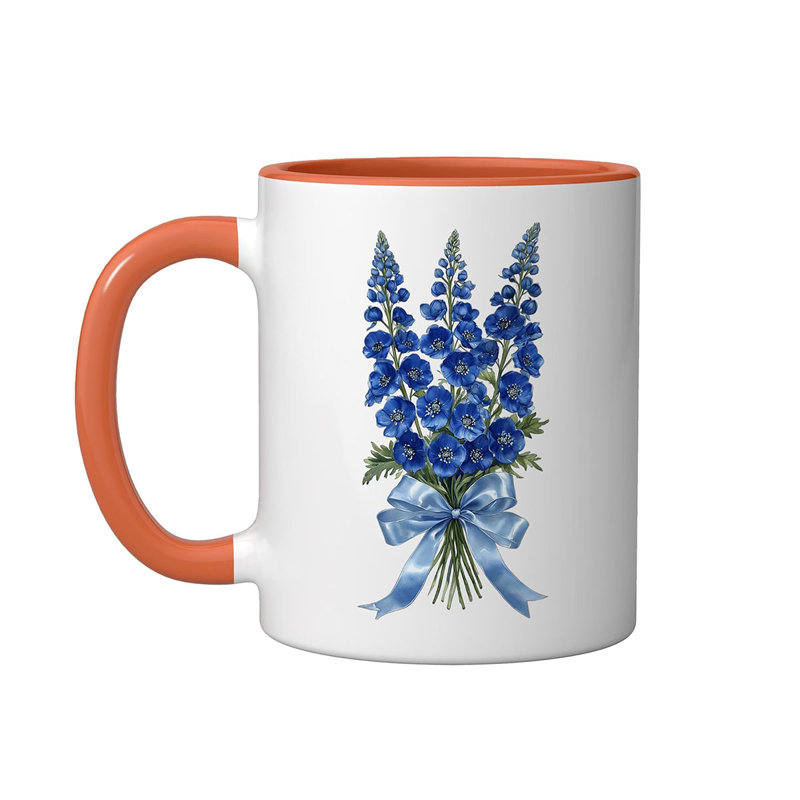 Ceramic Coffee Mug, Orange