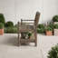 Banc d'extérieur en bois d'acacia avec tablette et structure robuste, siège de rangement rustique pour patio et entrée-1789722963
