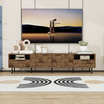 TV Stand with 2 Drawers and Cabinets