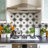 Stella 10" x 10" Porcelain Patterned Wall & Floor Tile