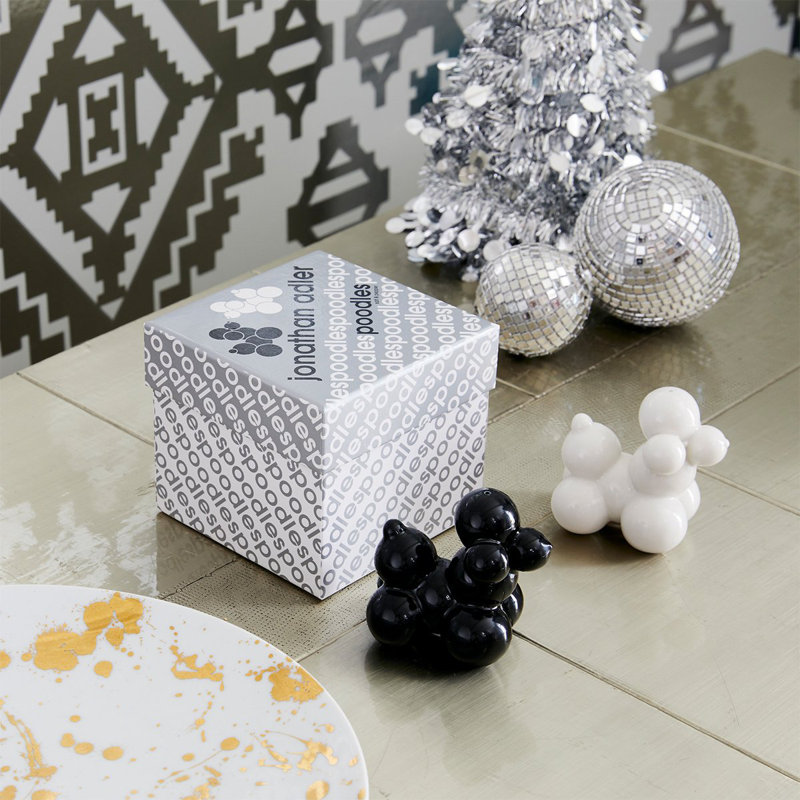Animalia Poodle Salt and Pepper Shaker Set