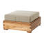 Arrihanna Outdoor Teak Ottoman-1651971618