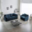 Ensemble de causeuse et de chaises 2 places Modern, ensemble de fauteuils et causeuse 2 pièces, canapé en chenille 2 pièces