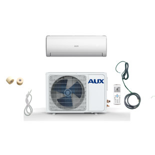 AUX 36000 BTU Wi-Fi Connected Ductless Mini Split Air Conditioner for 1500 Square Feet with Heater