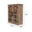 Armoire de rangement en bois pour salle de bain rétro style rustique
