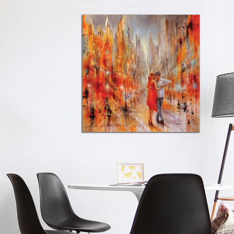 Salsa by Annette Schmucker - Painting on Canvas, Wrapped Canvas, 93.98cm H x 93.98cm W x 3.81cm D