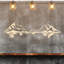 «Mountain Landscape on Water Illusion», art mural noir (6,5 po x 24 po)-1673199453-1673199455