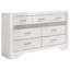 Ensemble de chambre avec grand lit 5 pièces Corbin White-1355577201-1355577202