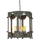 Wilmington 6 - Light Geometric Chandelier