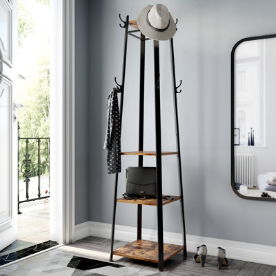 Clary Metal Freestanding 8 - Hook Coat Rack