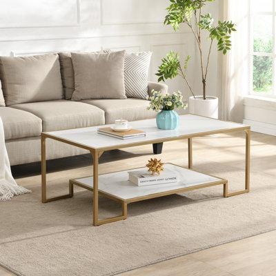 Frame Coffee Table with Storage