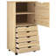 Solid Pine Wood Rectangle Accent Chest