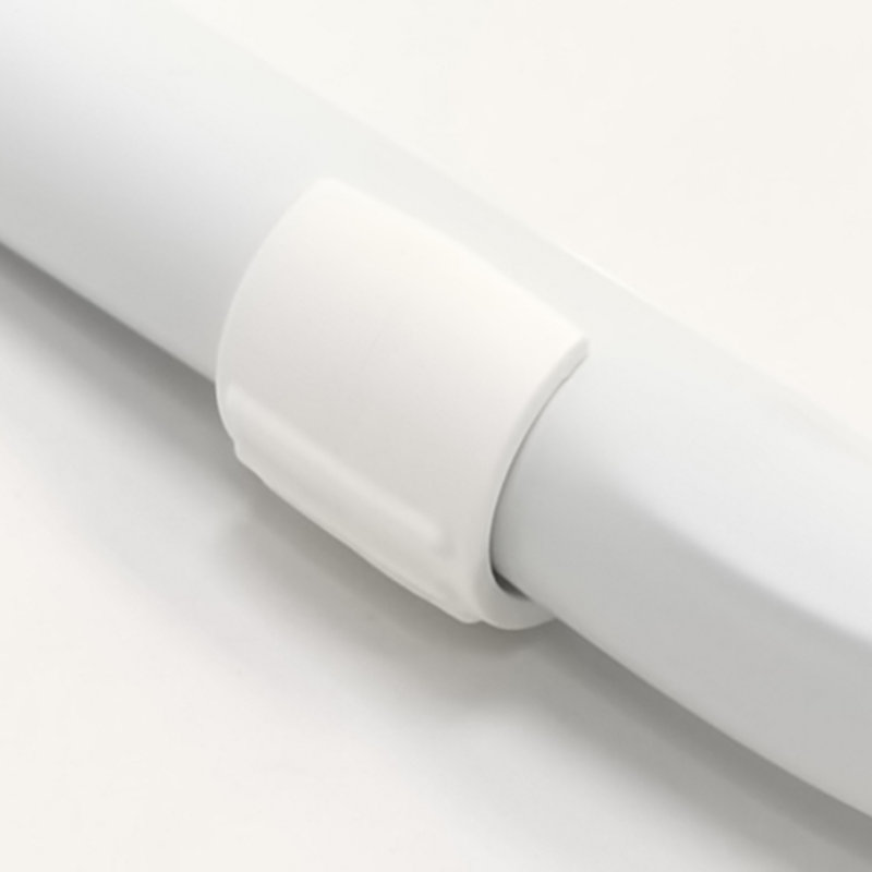 Séchoir à linge, séchoir à linge à 4 pieds et à oreilles, support à linge en métal blanc, pliable, peu encombrant