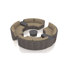 Marfik 8 - Person Modular Patio Conversation Set with Cushions