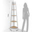 Kain 170cm H x 36cm W Corner Bookcase