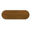 Banc de 47 po de large avec base en bois massif, brun, banc d'appoint en bois pour 2 personnes, salle à manger ou salon, chalet, mezzanine