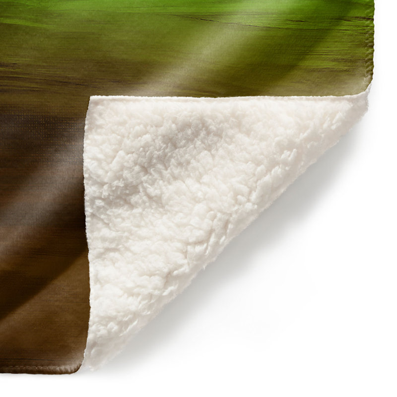 Couverture sherpa doux coucher coucher de soleil, l 68 po x L 80 po