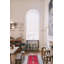 Tapis de couloir rouge unique en laine 4 pi 7 po x 14 pi 2 po Zaryab