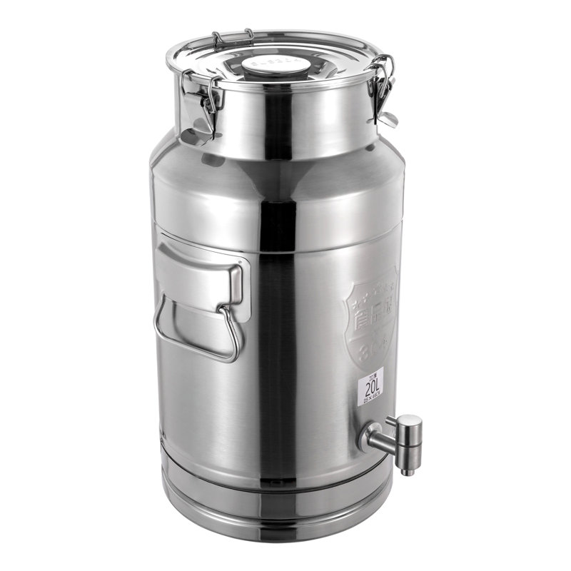 Distributeur de boissons en acier inoxydable Demitrios, H 18,11 po x l 9,84 po x P 9,84 po