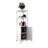A 52-Foot-Tall White Linen Tower Bamboo Storage Cabinet-1025340903