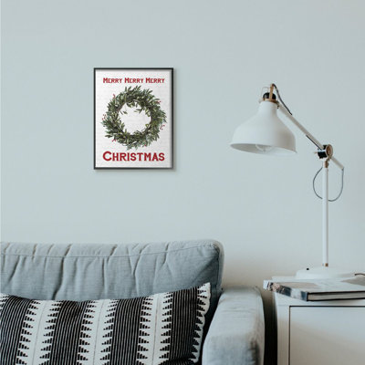 « merry christmas couronne », impression
