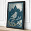 Mountain Perch Japandi - Wrapped Canvas-1852442862-1852442863