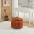 Chenille Fabric Modern Knot Design Ottoman-308907217