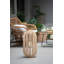 Lanterne de sol en rotin H 24,8 po