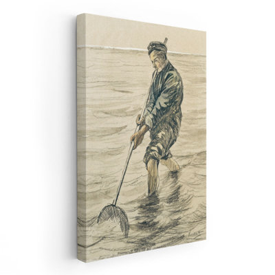 «The Shell Fisherman», 1890, reproduction d'art sur toile