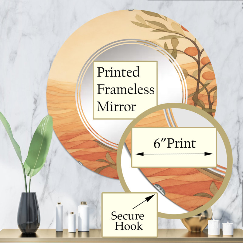 Miroir mural Colgett, 32 po x 32 po