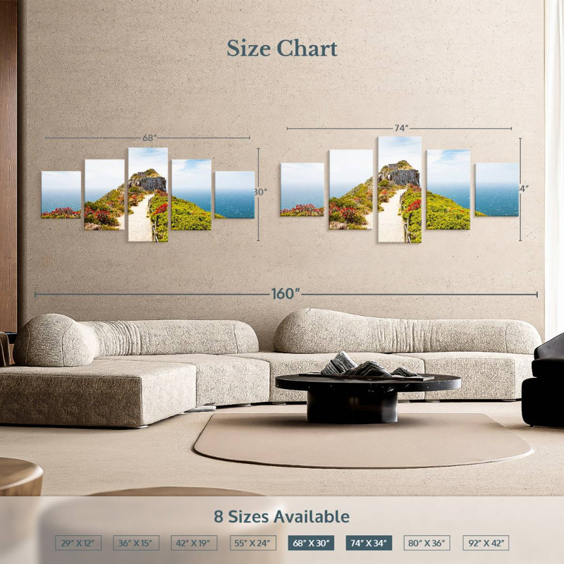 Cape Point National Park, 30" H x 68" W