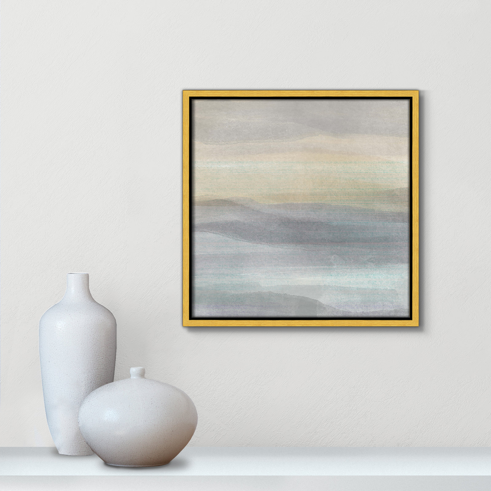 Finnian "Concept of Life" Print, 13.5" W x 13.5" H, Gold