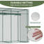Cage de culture pour plante de jardin, couvre-lit de jardin surélevé avec cadre et porte à fermeture à glissière pour plantes d'extérieur-109050793-124550186