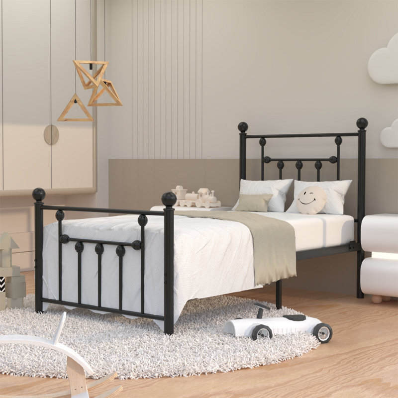 Daviney Metal Open-Frame Bed, Twin