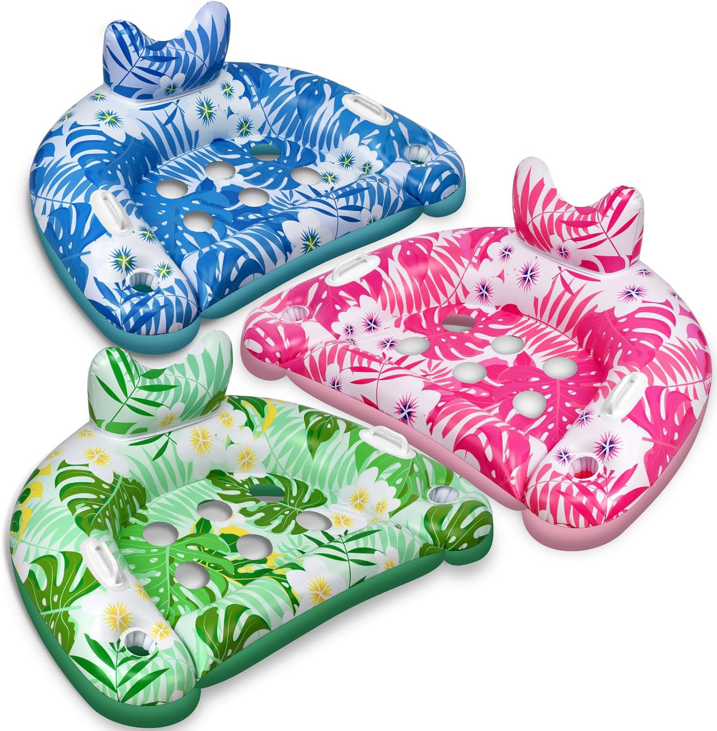 Utibia Paquet de 3 flotteurs de piscine gonflables pour adultes et ...